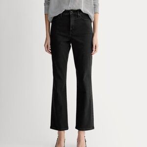Everlane Women's High-Key Stovepipe Jean in Washed Black, Size 30, Cotton